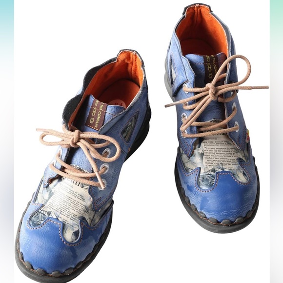 TMA EYES Shoes - TMA EYES Leather Women's Ankle Boots 10W/42 worn once - PRICE FIRM